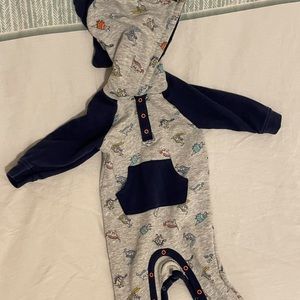 Cat and Jack romper with hood